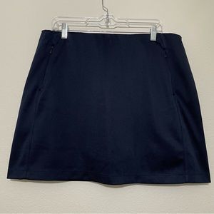 EUC Tory Sport Performance Tech Twill Navy Blue Golf Skirt Skort